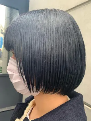 ショート Asti blanche所属・ブリーチなしWカラー /地毛風/小林凪沙のヘアスタイル