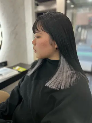 ミディアム 山北 優姫のヘアスタイル