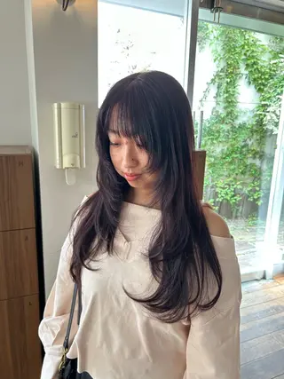 ロング カラー さかい しいなのヘアスタイル