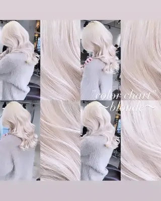 ロング カラー 💜ハイトーン💛 マジカルかいちゃんのヘアスタイル