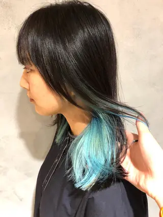 セミロング SALOWIN 表参道所属・シンカ 表参道のヘアスタイル