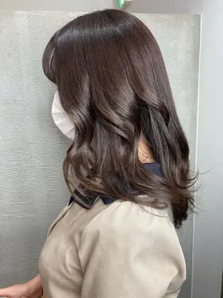 ロング カラー パーマ 豊中/メンズ特化 岡田 龍之介のヘアスタイル