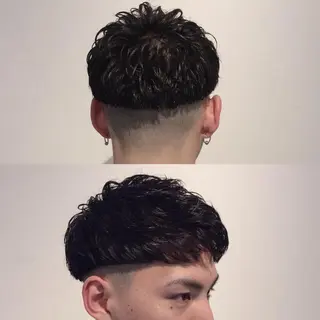 ショート メンズ 堀江/心斎橋/西大橋 四ツ橋【Vers】のヘアスタイル