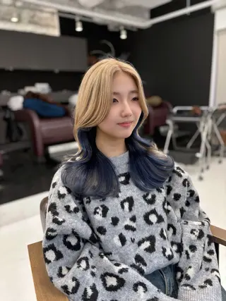 ミディアム カラー 赤みなしカラー/梅田 /レイヤー/IORIのヘアスタイル