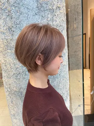 ショート ショート白髪染め無料 ／河瀬謙介のヘアスタイル