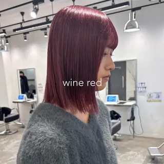 ミディアム カラー 髪質改善ストレート /暖色カラー🎀🪞のヘアスタイル