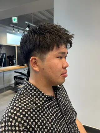 ショート パーマ メンズ SYUYA/パーマ/ マッシュスタイル特化のヘアスタイル