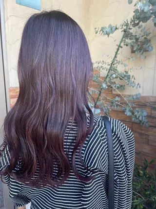 ロング カラー 韓国ボブ👩🇰🇷 小野絢未のヘアスタイル