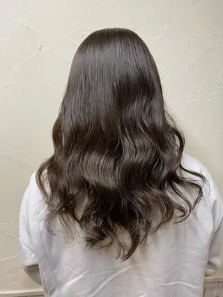 セミロング カラー 髪質改善/レイヤー ストウシンゴのヘアスタイル