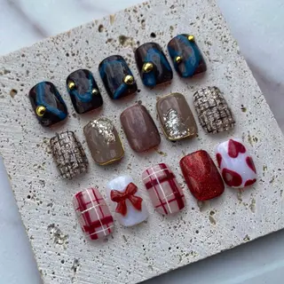 ネイル Sun Brown ANのネイルデザイン