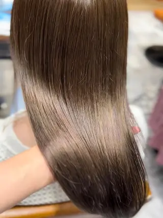 セミロング カラー 🧡くびれヘア/前髪 顔周り🧡久原結衣のヘアスタイル