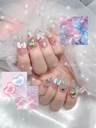 ネイル 🎀Mai 🎀2/1空✩.*のネイルデザイン