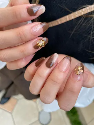 ロング カラー ヘアアレンジ キッズ ネイル マツエク・マツパ アイブロウ 福田 加奈のネイルデザイン