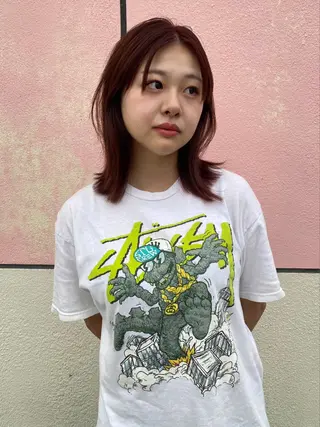 ミディアム カラー mai / linoah˚✧のヘアスタイル