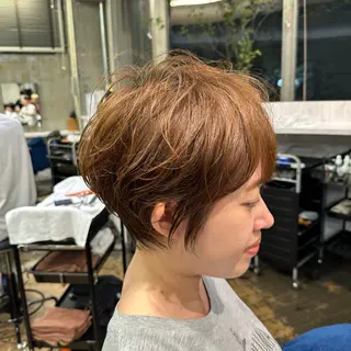 ショート パーマ ROBBY所属・土戸　空 /似合わせショートのヘアスタイル