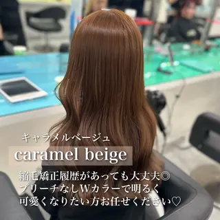 セミロング カラー ♡ダブルカラー特化♡ miyuのヘアスタイル