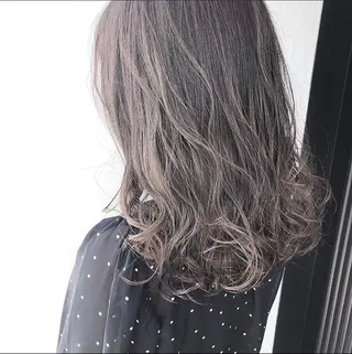 セミロング カラー 髪質改善/ ツヤ髪カラー/高井のヘアスタイル