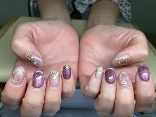 カラー 宇 田川のネイルデザイン