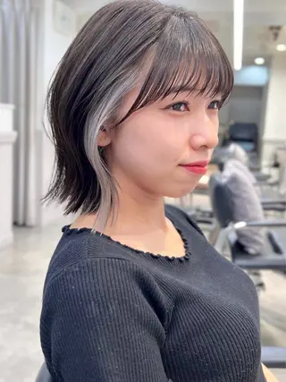 ミディアム カラー 夏山 秀憲のヘアスタイル