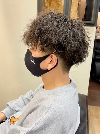 ショート パーマ メンズ OPShair　ANELLO所属・ショート/ボブ/ メンズ/縮毛矯正のヘアスタイル