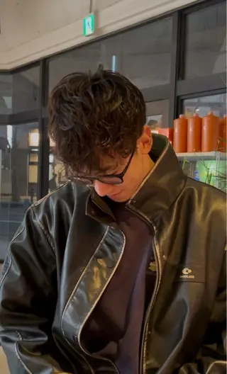 ショート メンズ 上原 心のヘアスタイル