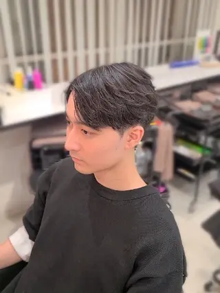 ミディアム Lapis 名古屋駅前店所属・LEN名古屋/パーマ 海外ヘア/メンズ特化のヘアスタイル