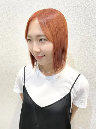 ショート カラー ヒナゴ トヨカズのヘアスタイル