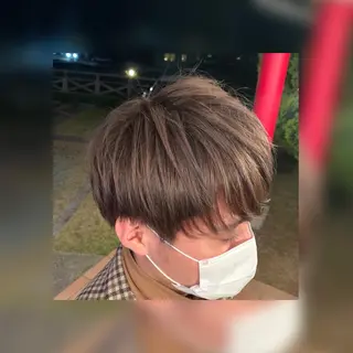 カラー メンズ 三好 達也のヘアスタイル