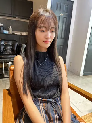 セミロング カラー 🎨デザイン🥇 美髪・艶髪　日暮千敬のヘアスタイル