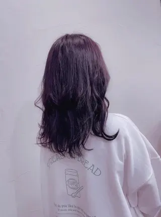 ミディアム カラー かんばら りょーいのヘアスタイル