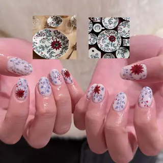 ネイル 🎀 Hiyubi._.nail 🫧所属・🎀フェイ フェイ🫧💗のネイルデザイン