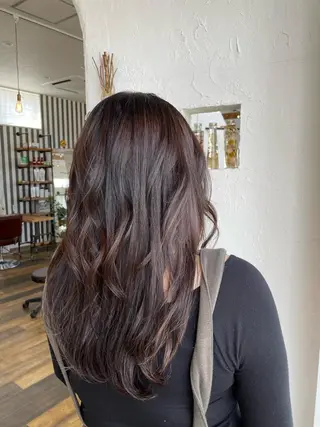 ロング カラー 🌸小掛🌸 豊橋外国人風カラーのヘアスタイル