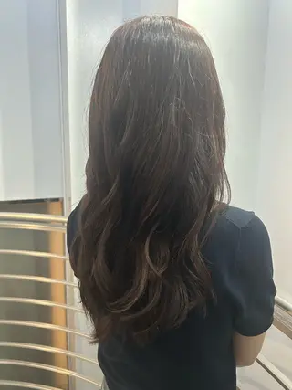 ロング カラー aletta所属・大場 保乃香のヘアスタイル