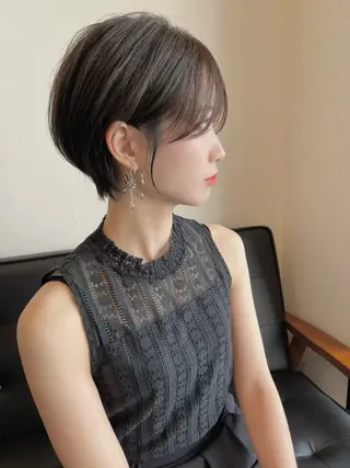 ショート カラー ショート、ボブ シマダマサトのヘアスタイル