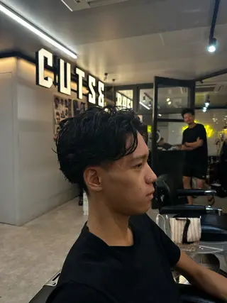 パーマ メンズ FRANK'SBARBER所属・AMANO KOAのヘアスタイル