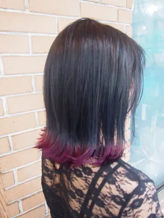 ミディアム カラー パーマ ヘアアレンジ メンズ キッズ ネイル マツエク・マツパ サロンドミルク 原宿のヘアスタイル