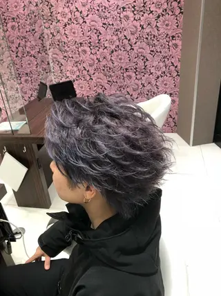 ショート カラー メンズ アンドウ ユウ/ レイヤーカット/韓国のヘアスタイル