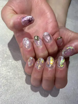 ネイル Amber21.所属・Nagahama Akariのネイルデザイン