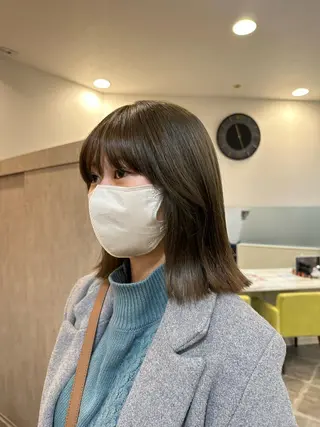 ミディアム ノンダメージ 🥑mikubanのヘアスタイル