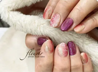 ネイル フルリール 【プライベートサロンのネイルデザイン