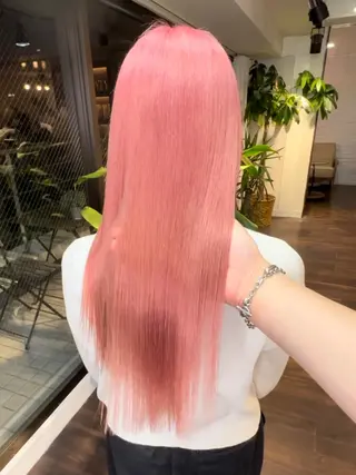 セミロング カラー 🧡色落ちまで2度綺 麗なカラー🧡ヨシキのヘアスタイル