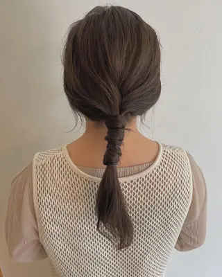 セミロング ヘアアレンジ COMILE 🌼 SUZUKAのヘアスタイル