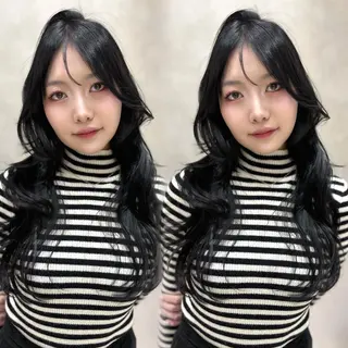 ロング カラー 銀座/オリーブ/ 透明感カラー✨りくのヘアスタイル