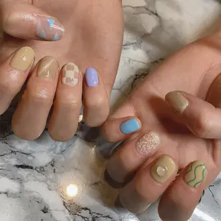 ネイル To Me Nail所属・🩵 mei🩵のネイルデザイン