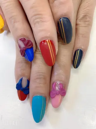 ミディアム JNA認定講師🌸 RIEのネイルデザイン