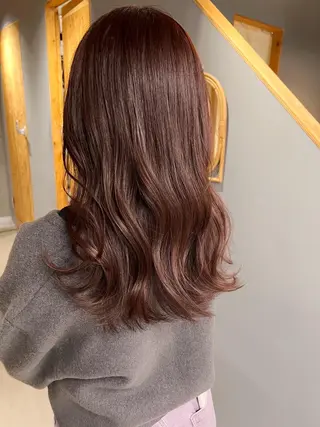 セミロング カラー misch by urban所属・名駅🦢大人艶カラー 🪽カミヤアカネのヘアスタイル