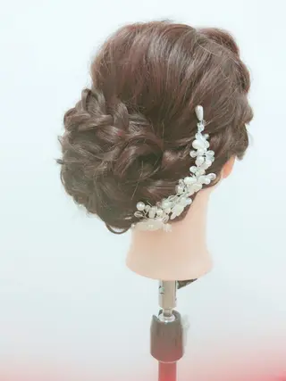 セミロング Delight ヘアメイク着付けのヘアスタイル