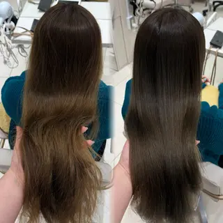 ロング カラー 内田 志乃のヘアスタイル