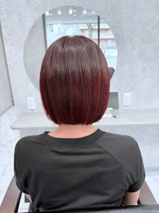 ショート カラー 🌺ハイトーン🌺 矢葺 なぎさ🌺🌺のヘアスタイル