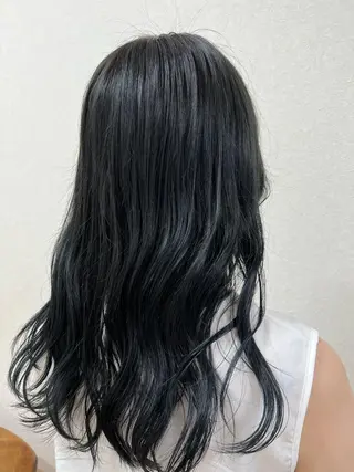 セミロング あおい/透明感 /ハイトーンのヘアスタイル